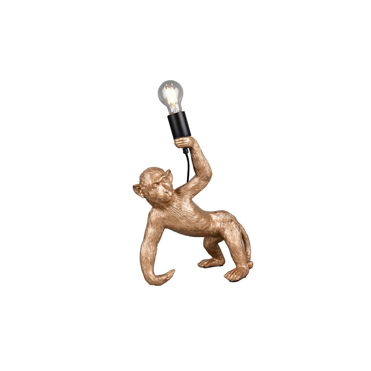Candeeiro de Mesa Bobo, da Trio Lighting dourado, TRIO LIGHTING