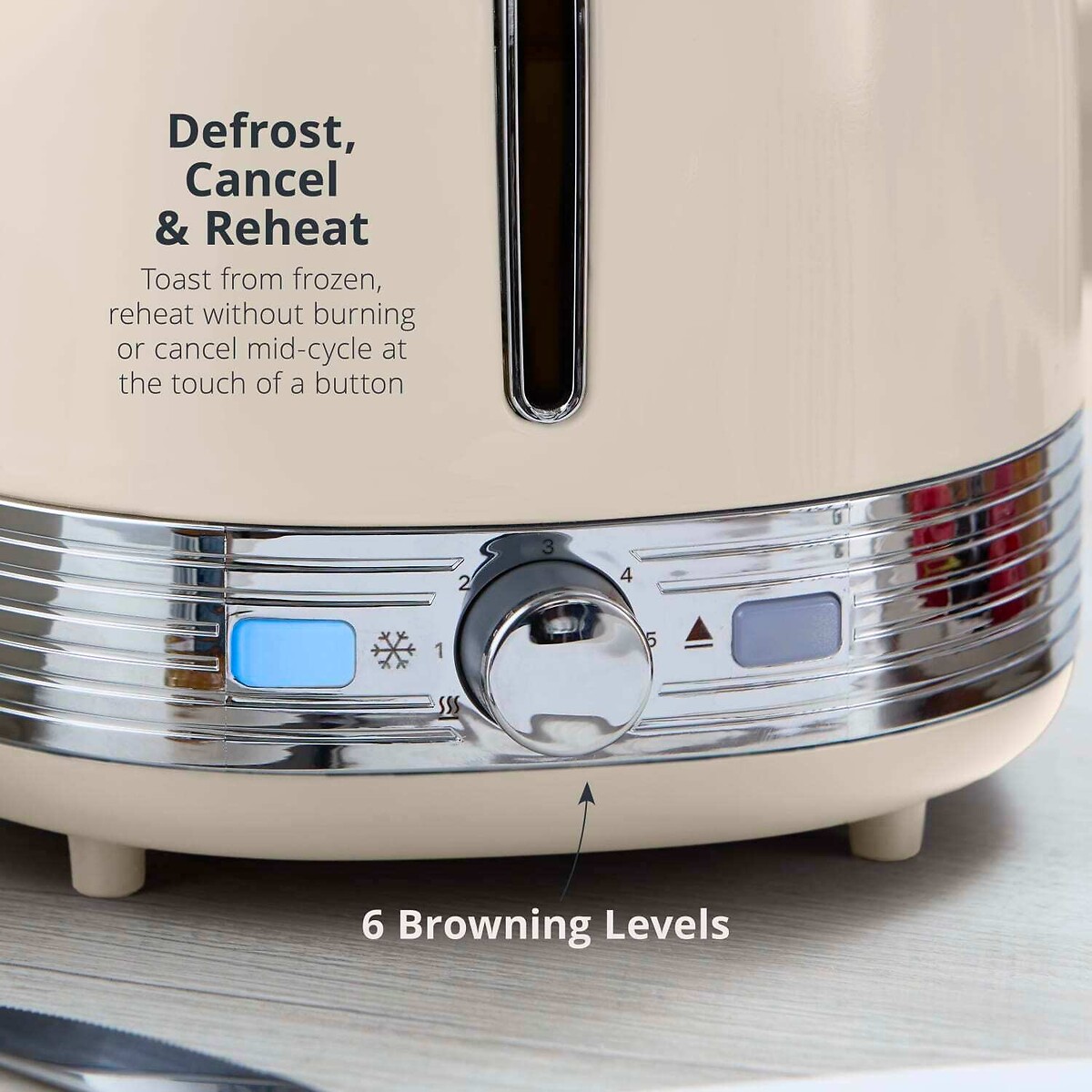 RetroRevive 2-Slice Toaster cream, SWAN