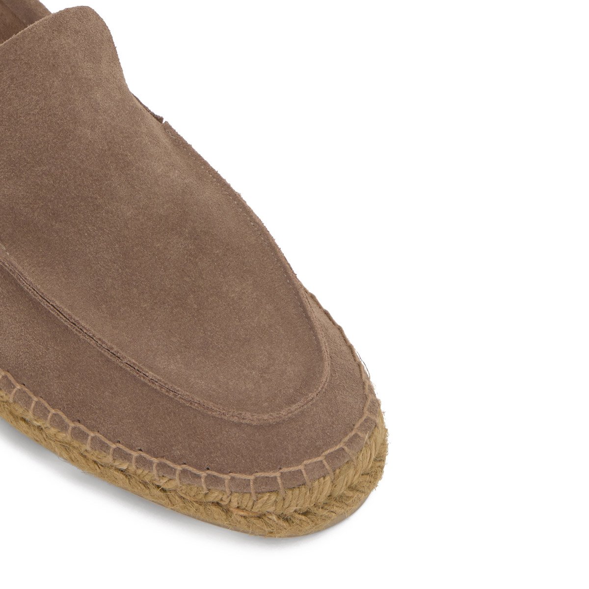 Espadrilles plates style mocassin NINO taupe, CASTANER