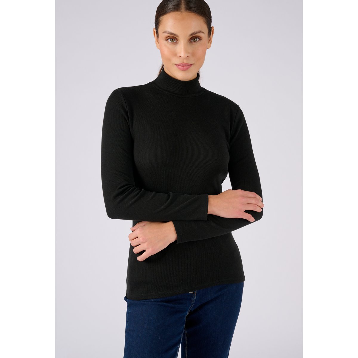 Sous-pull Thermolactyl et soie bordeaux noir, DAMART