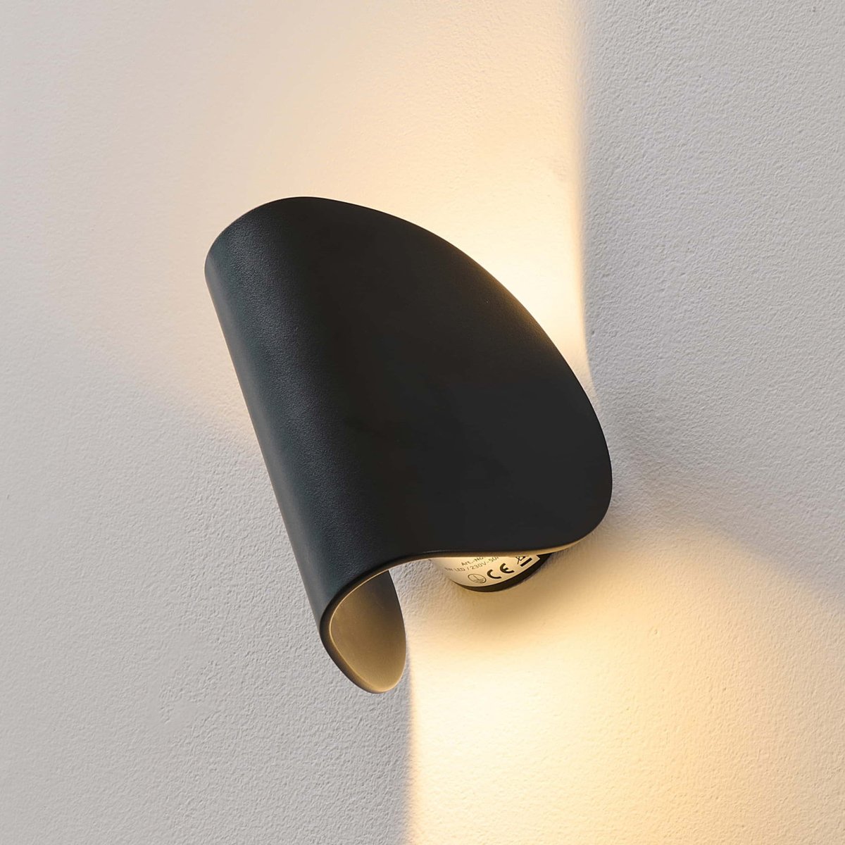 Applique noire avec LED orientable - NOTTE noir, KOSILUM