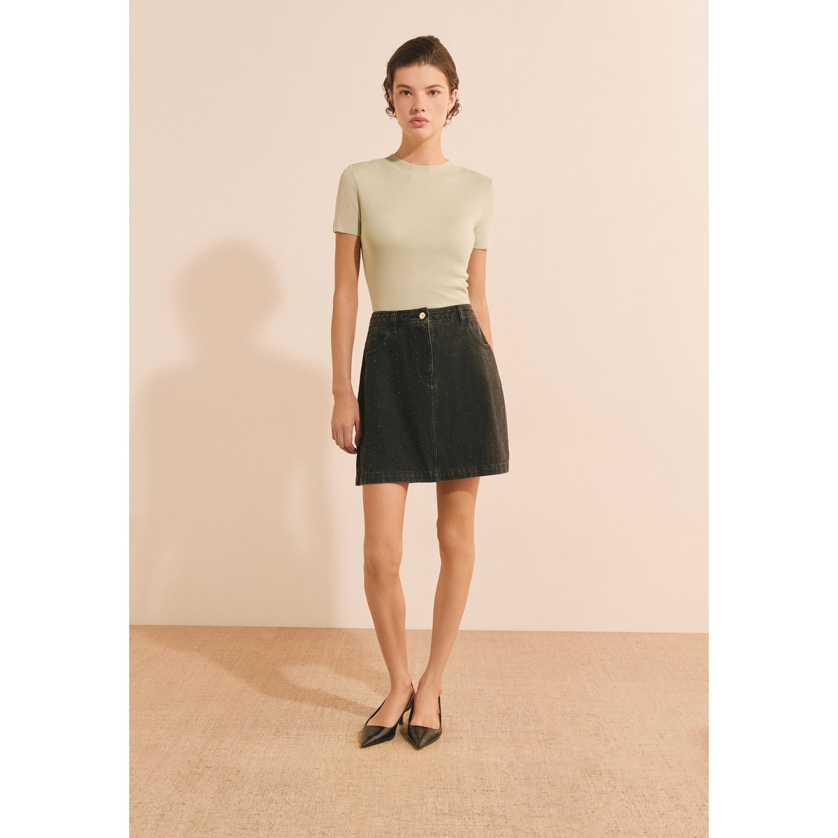 ETAM JUPE JOY GD - JUPE anthracite, ETAM
