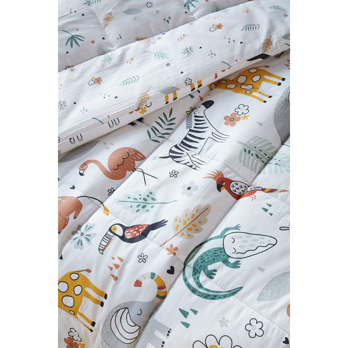 Parure de lit Coton Savannah multicolore, EDEN