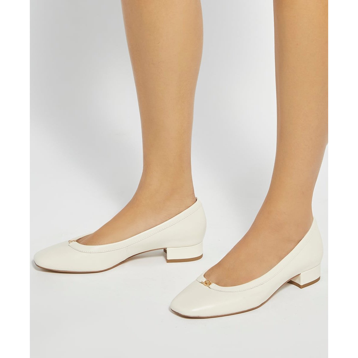 Ballerines en cuir - APPROVE ecru-leather, DUNE LONDON