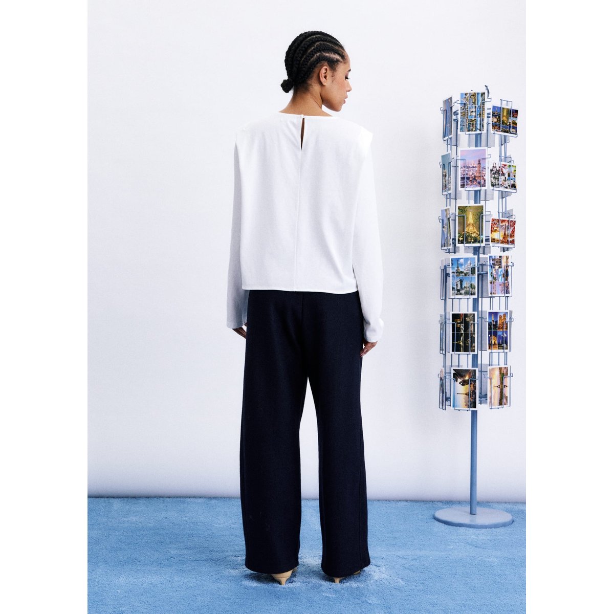 Top Damyang en coton DAMYANG blanc, FRNCH