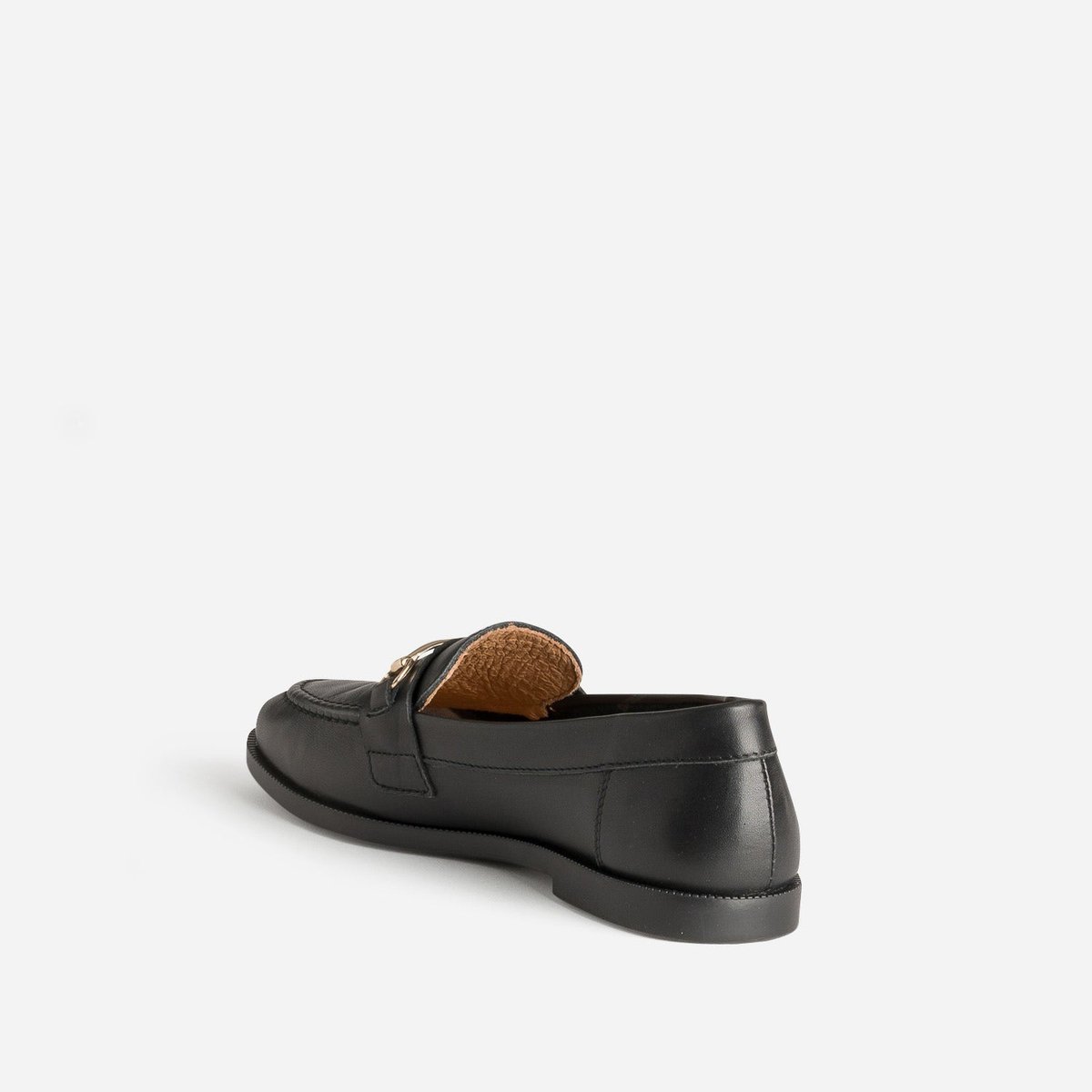 Mocassin en cuir GUYLAINE noir, ERAM