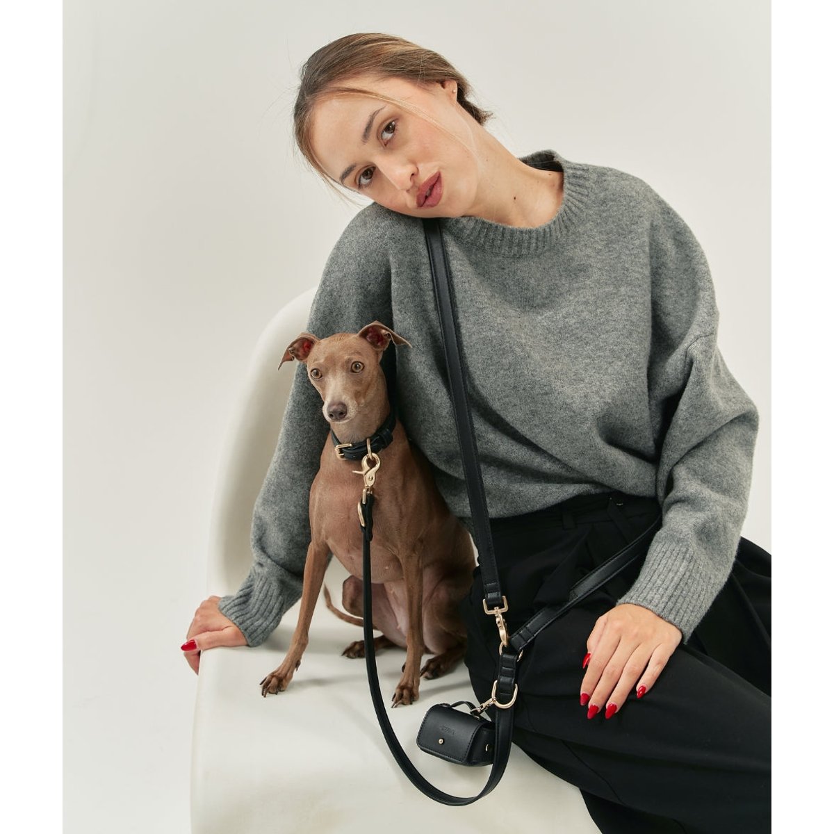 Porte-Sac en matière vegan, JALA noir, CAFIDE