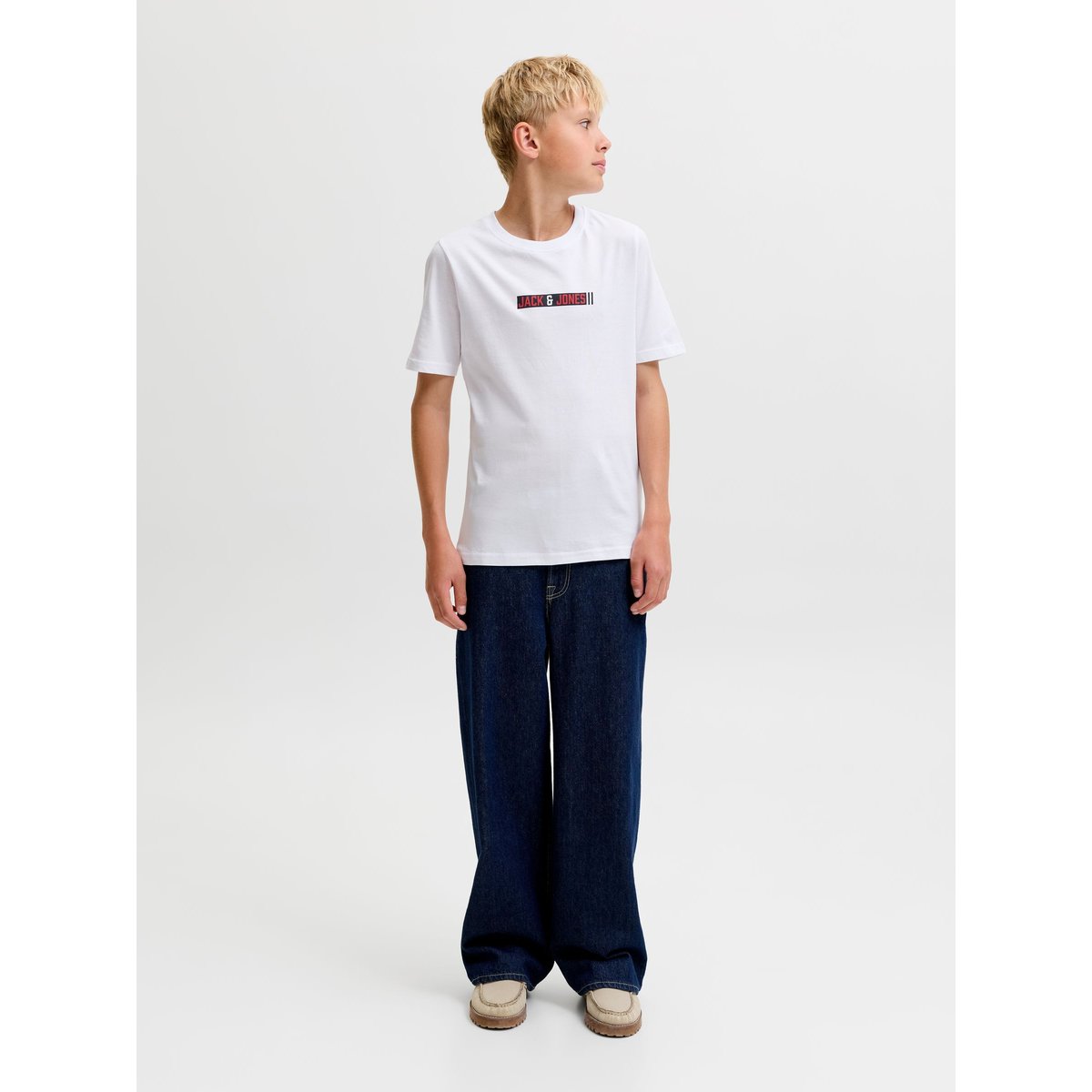 T-Shirt noire - black, JACK & JONES JUNIOR