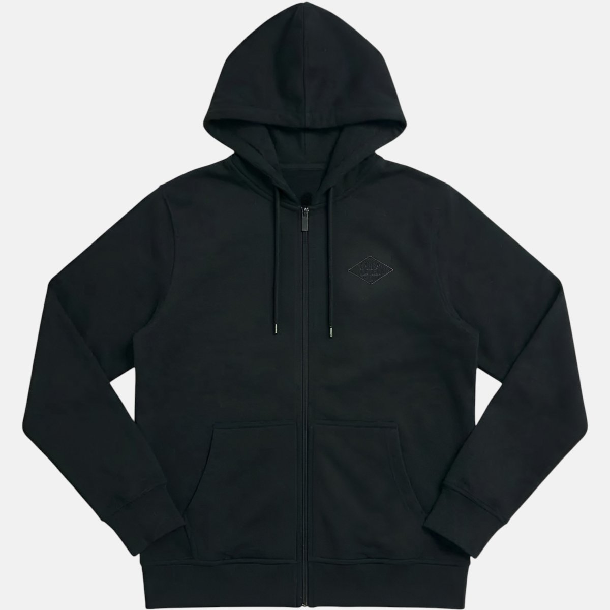 Veste zippée à capuche, finitions bord-côte COMFORT noir, LEE COOPER