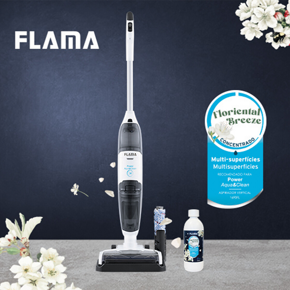 Detergente multi-superfícies Floriental Breeze Concentrado, 16901FL, da Flama branco, FLAMA