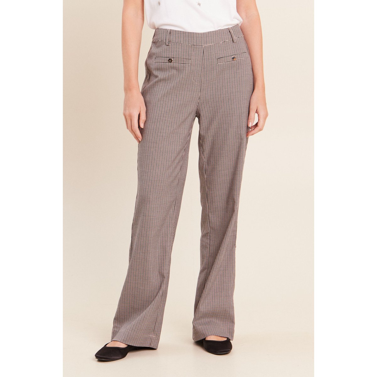 Pantalon 7/8e taille standard marron, BREAL