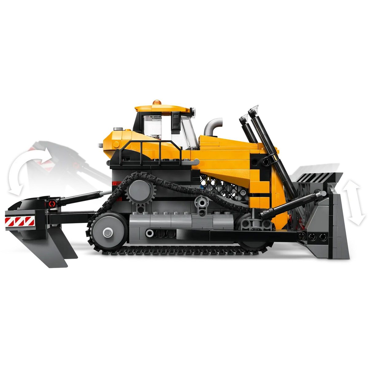 LEGO City - Bulldozer Jaune - Modèle de Construction 60466 multicolore, LEGO