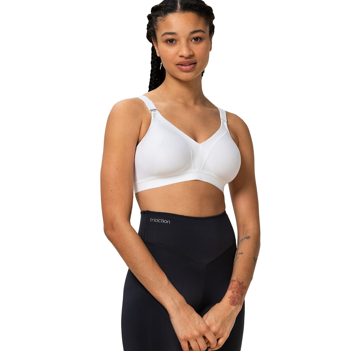 Reggiseno sportivo Wellness N bianco, TRIUMPH