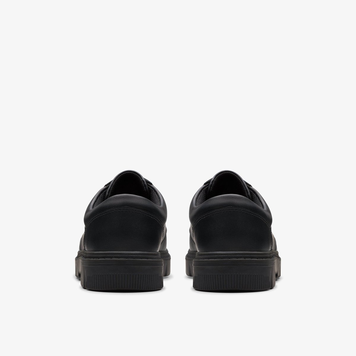 Derbies Cuir Coupe Large LORCAM EDGE Y noir, CLARKS