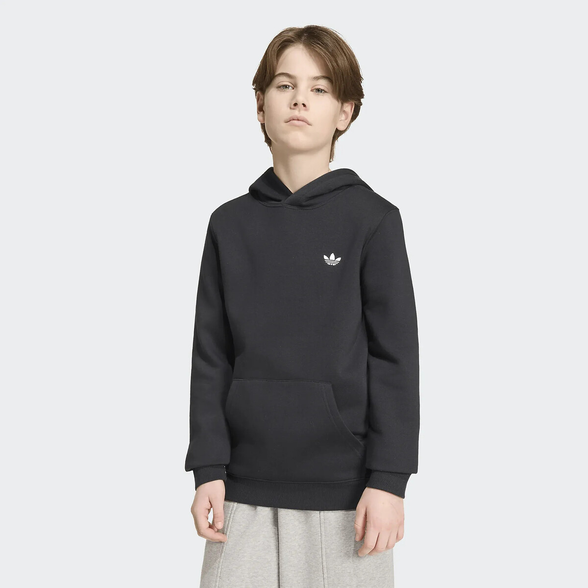 Sweat à capuche en molleton noir, adidas Originals