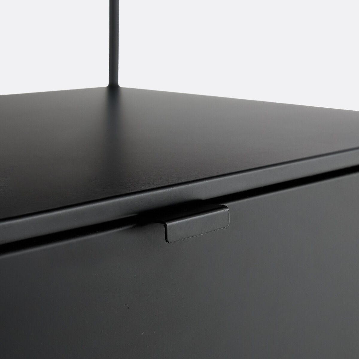 Meuble TV en métal acier, largeur 120 cm, MIVA noir, LA REDOUTE INTERIEURS
