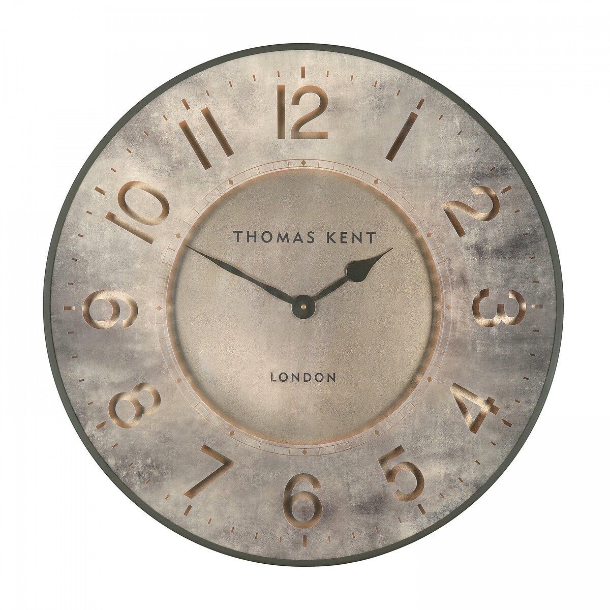 Harvest 30" Oversized Wall Clock gold-coloured, THOMAS KENT