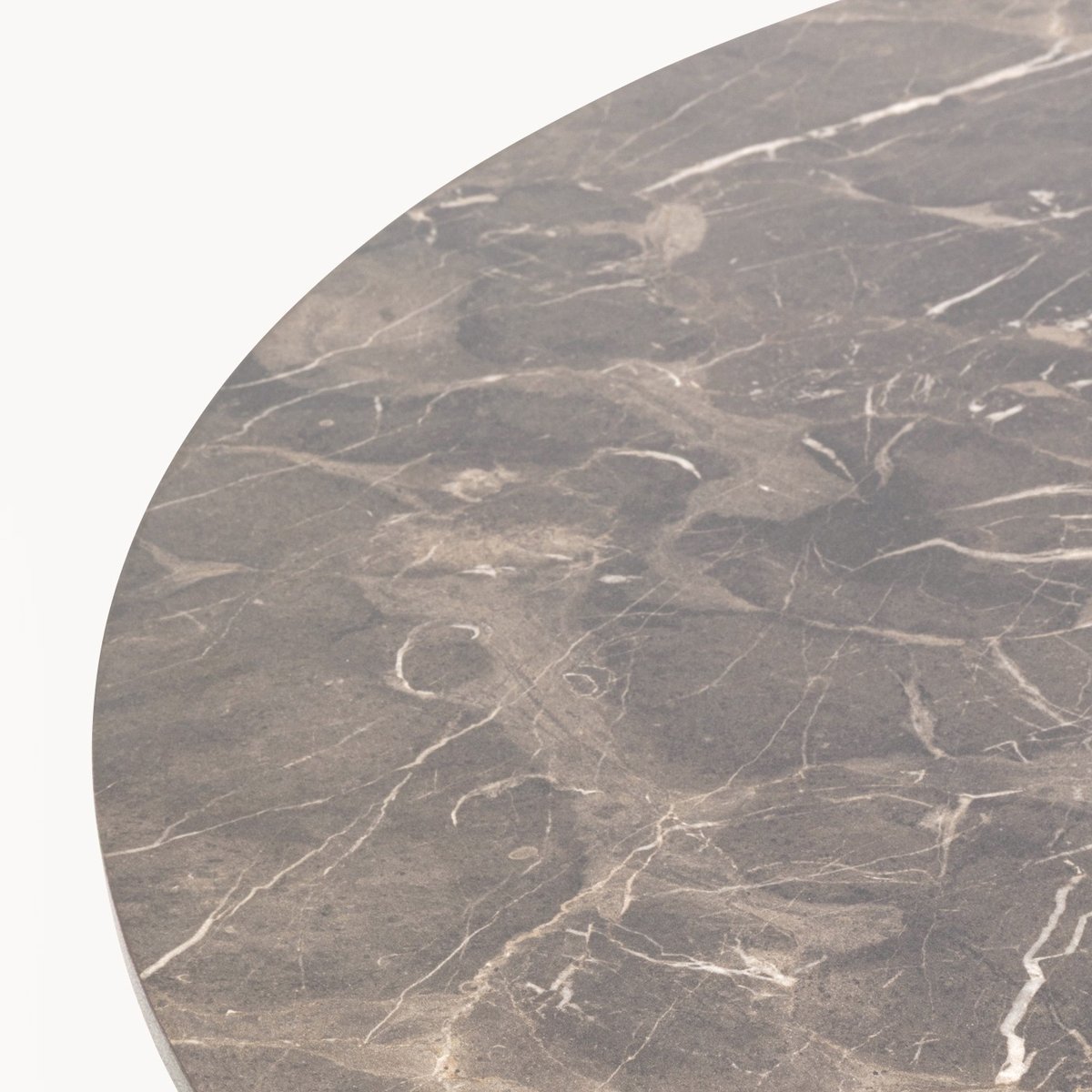 Table ronde effet marbre, HIGH SOCIETY gris, KARE DESIGN