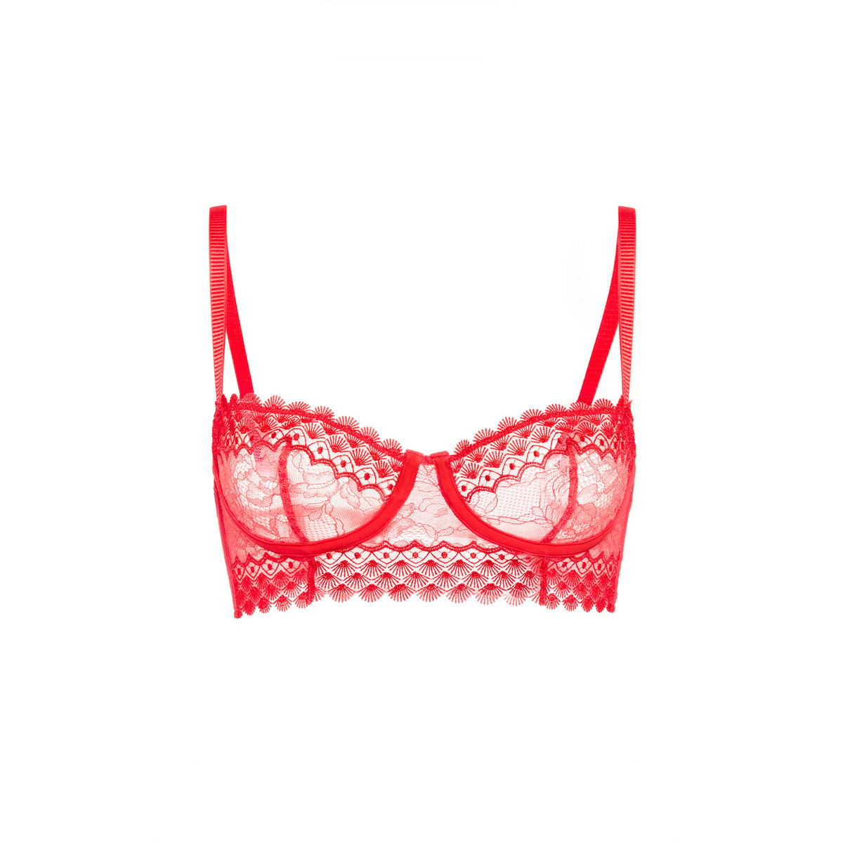 Soutien-gorge corbeille, RADIEUSE rouge, SIMONE PERELE