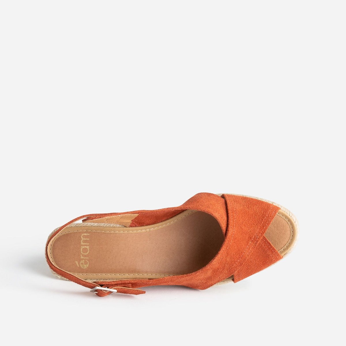 Sandale À Talon en cuir TAIS rouille, ERAM