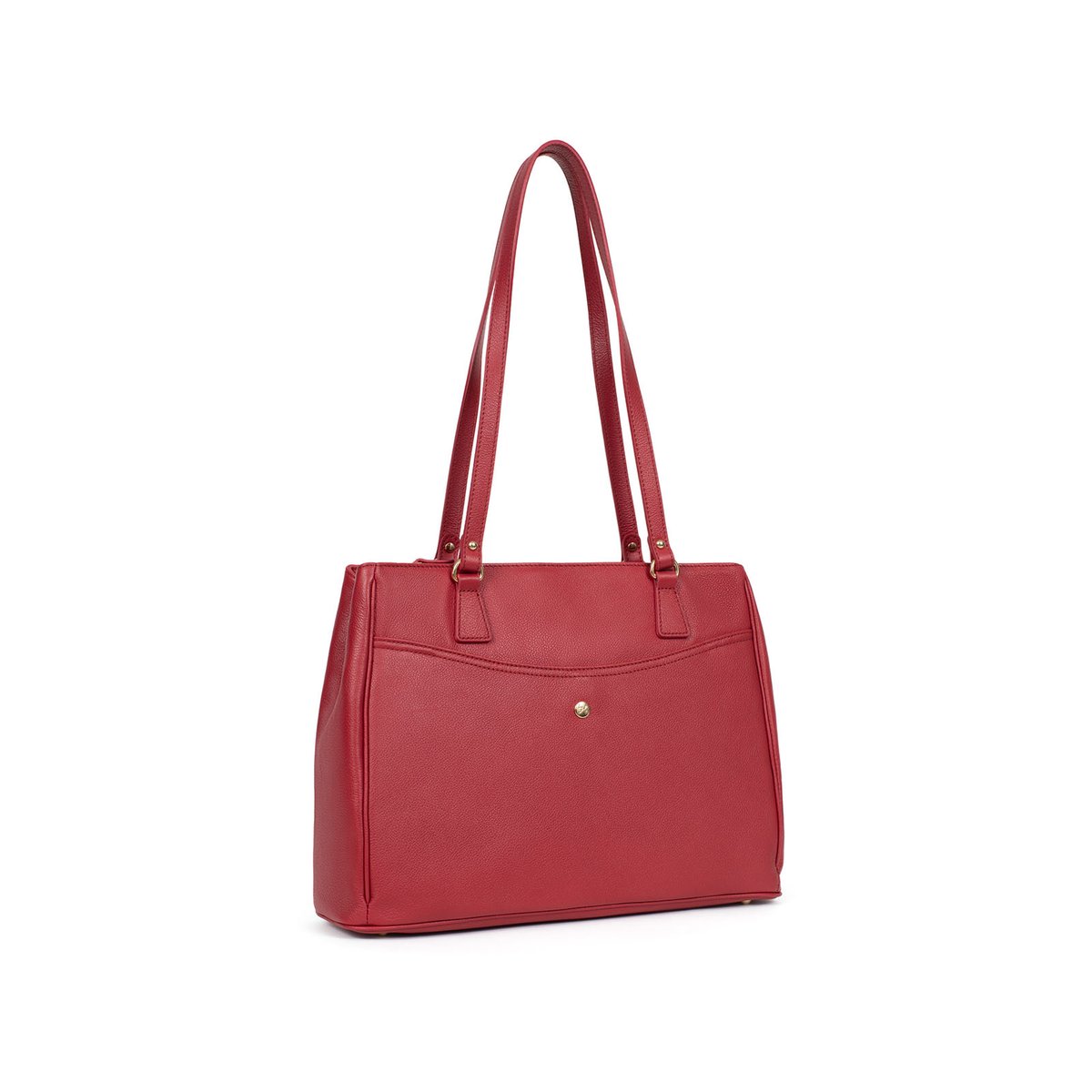Sac porté épaule 2 anses LUNA rouge foncé, HEXAGONA