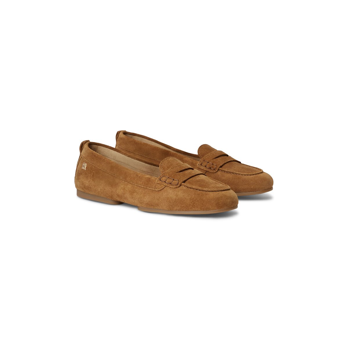 Mocassins en cuir suédé, Flex marron, TOMMY HILFIGER