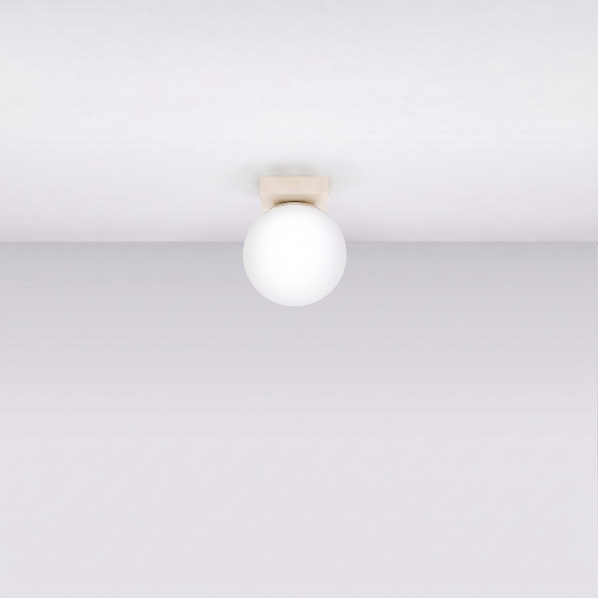 Plafonnier Acier Beige G9 1 Yoli beige, EDEN