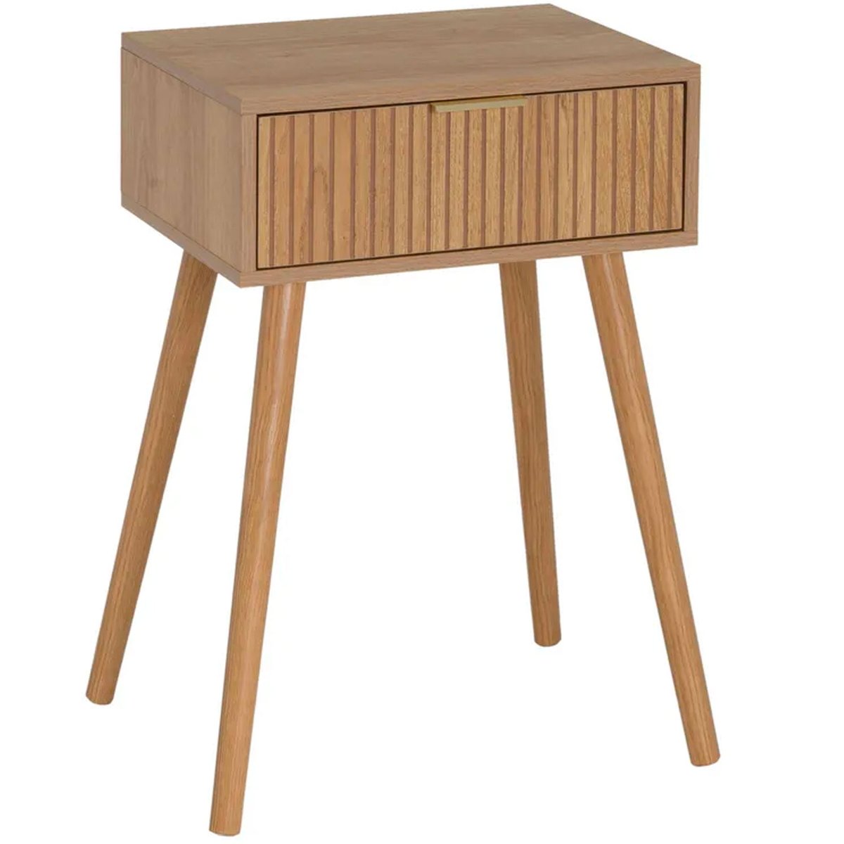 Table de chevet 1 tiroir bois 45x34x59cm bois, WADIGA