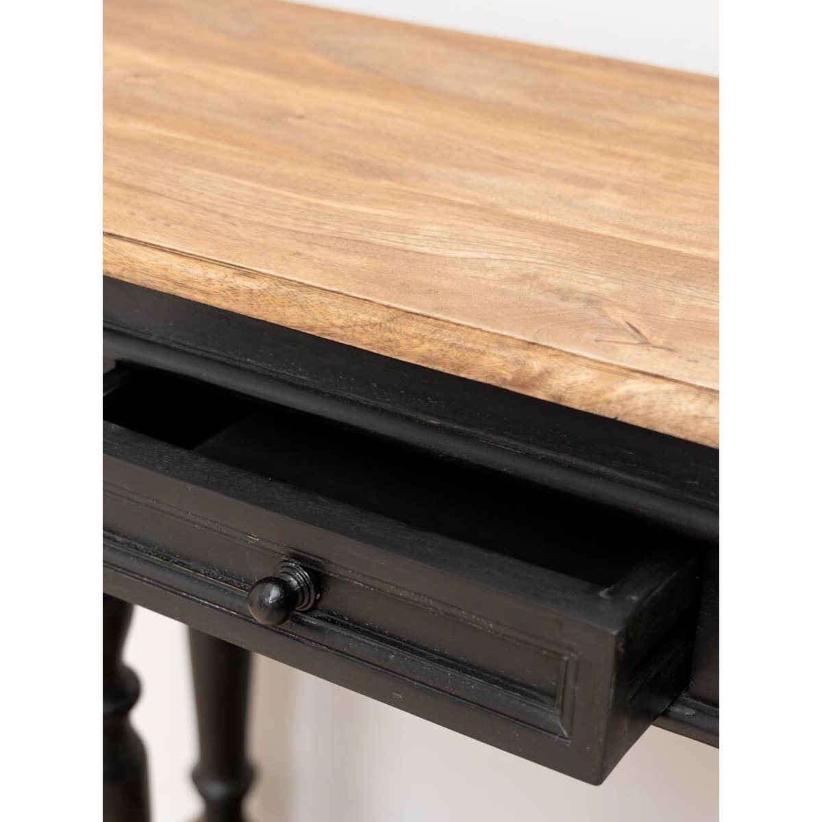 Console en bois NEVERMORE noir, CHEHOMA