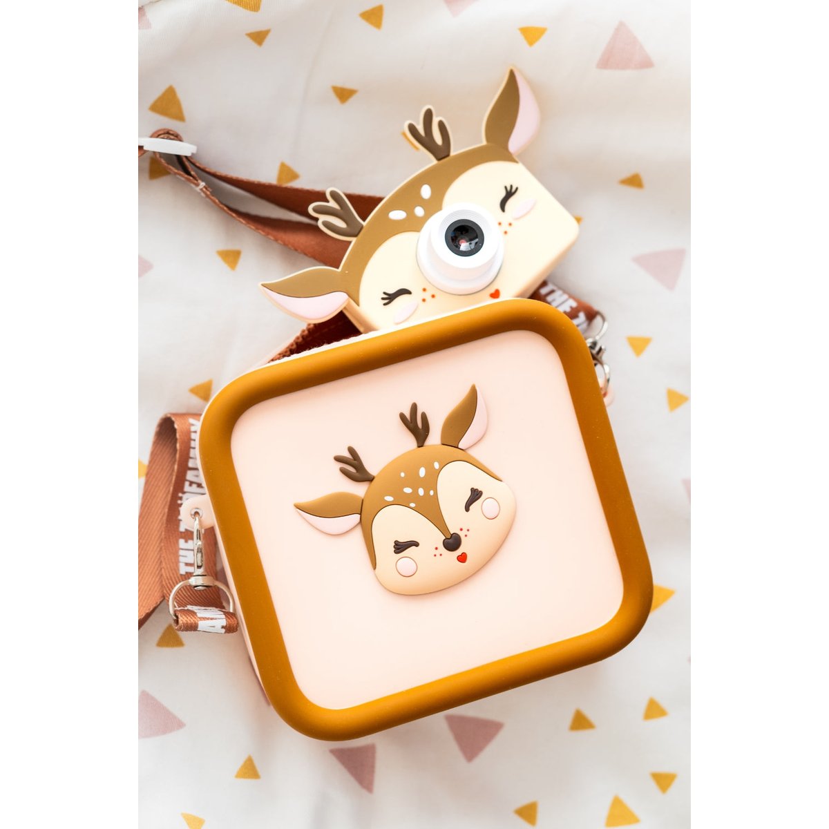 Sac en silicone Cerf marron, THE ZOOFAMILY