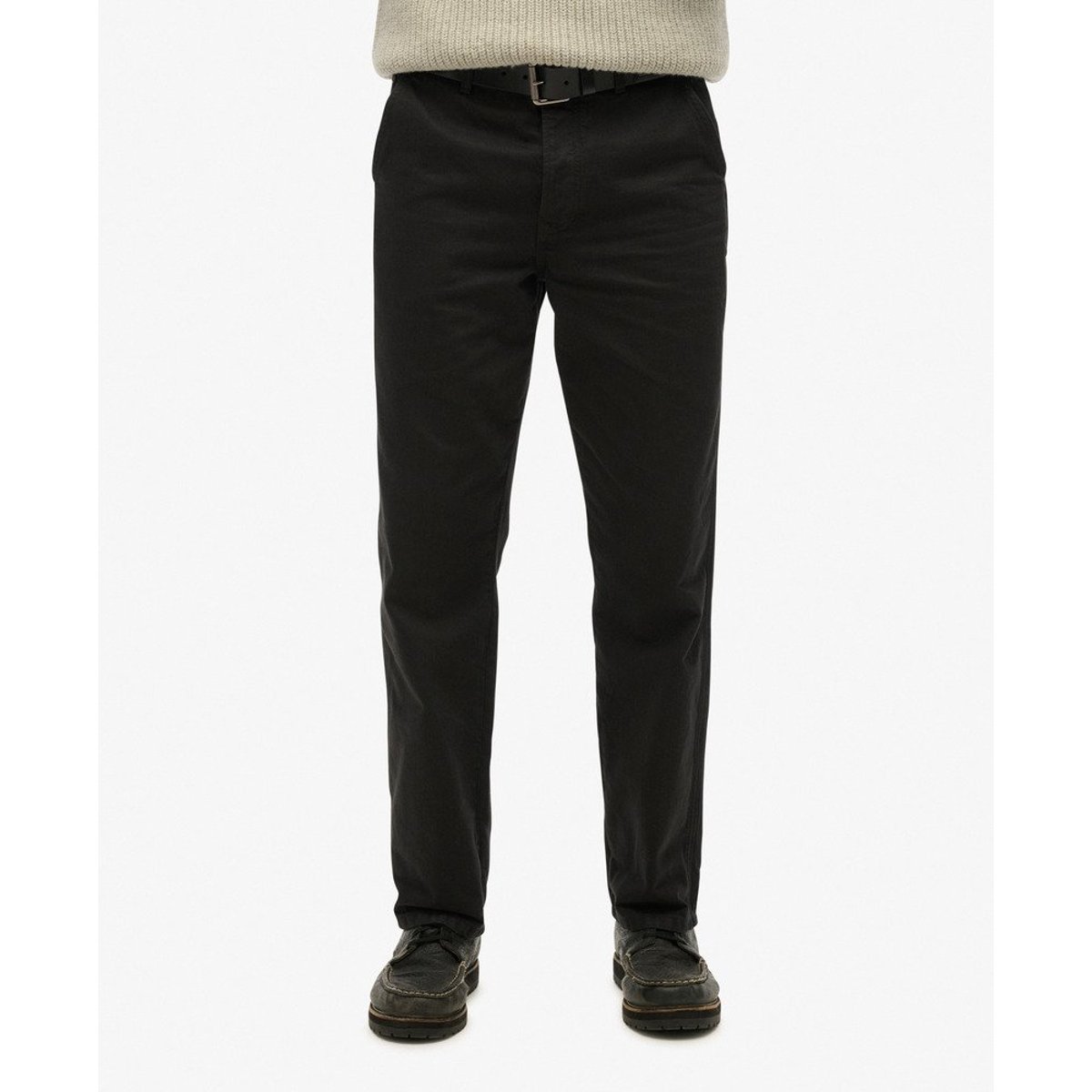 The Merchant Store-Pantalon workwear à cinq poches noir, SUPERDRY