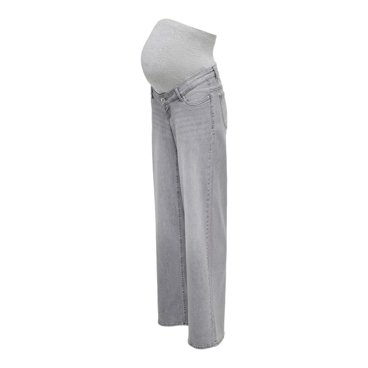 Jean À Jambe Large grey denim, ONLY