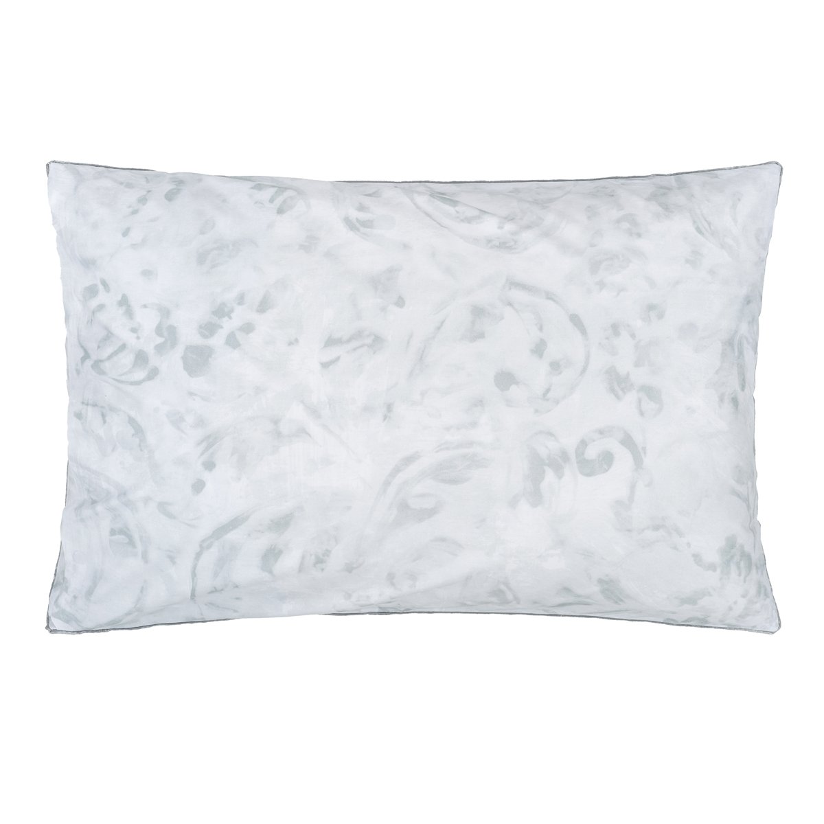 Taie d'oreiller imprimée en percale de coton, PAHARI TUBEROSE gris, DESIGNERS GUILD