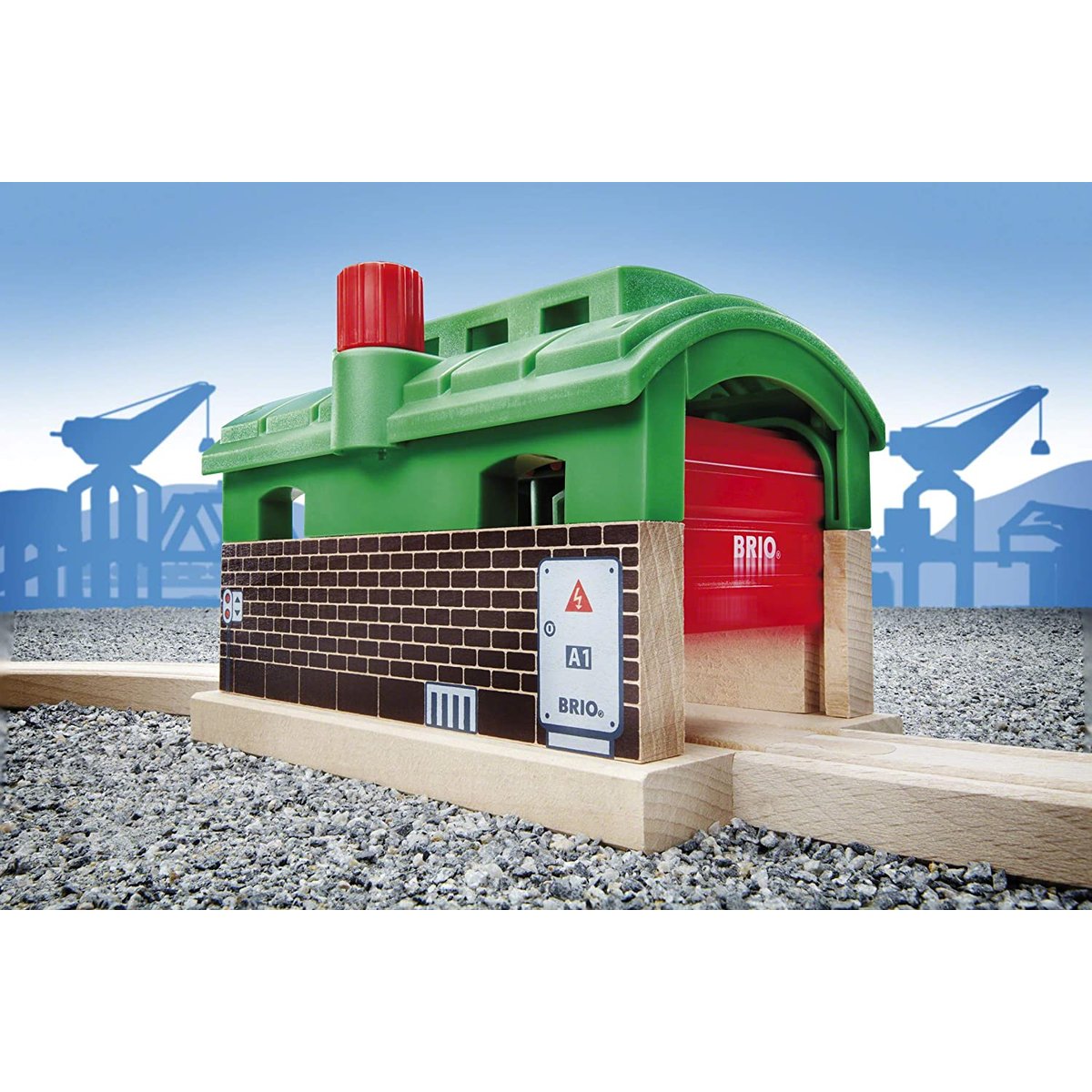 Tunnel garage beige, BRIO