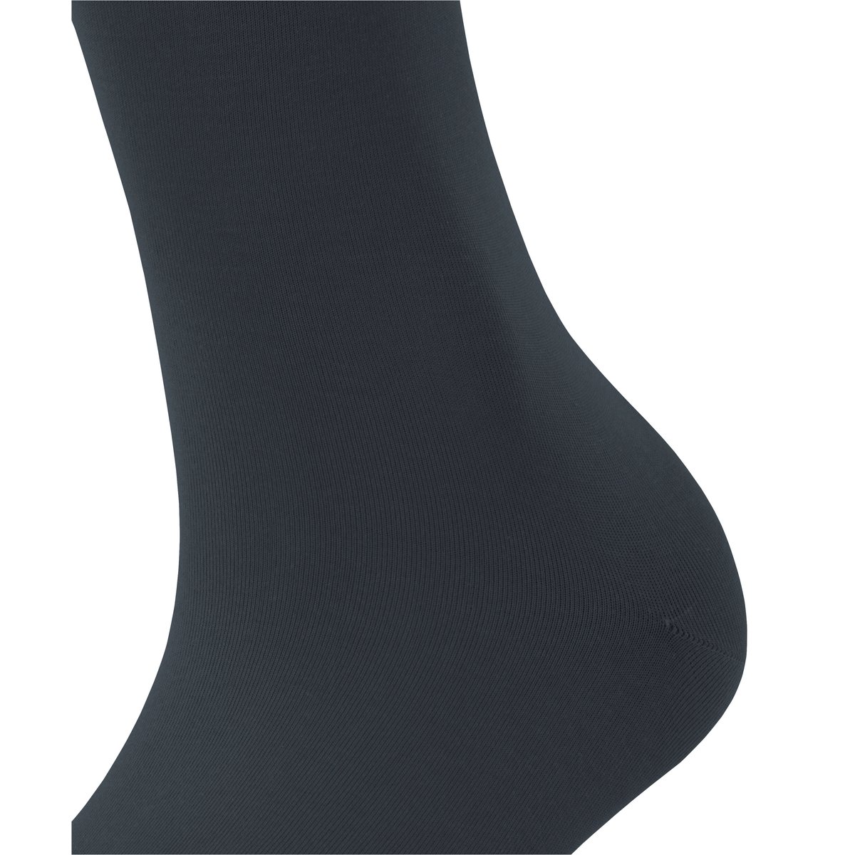 Mi-bas Cotton Touch graphite, FALKE