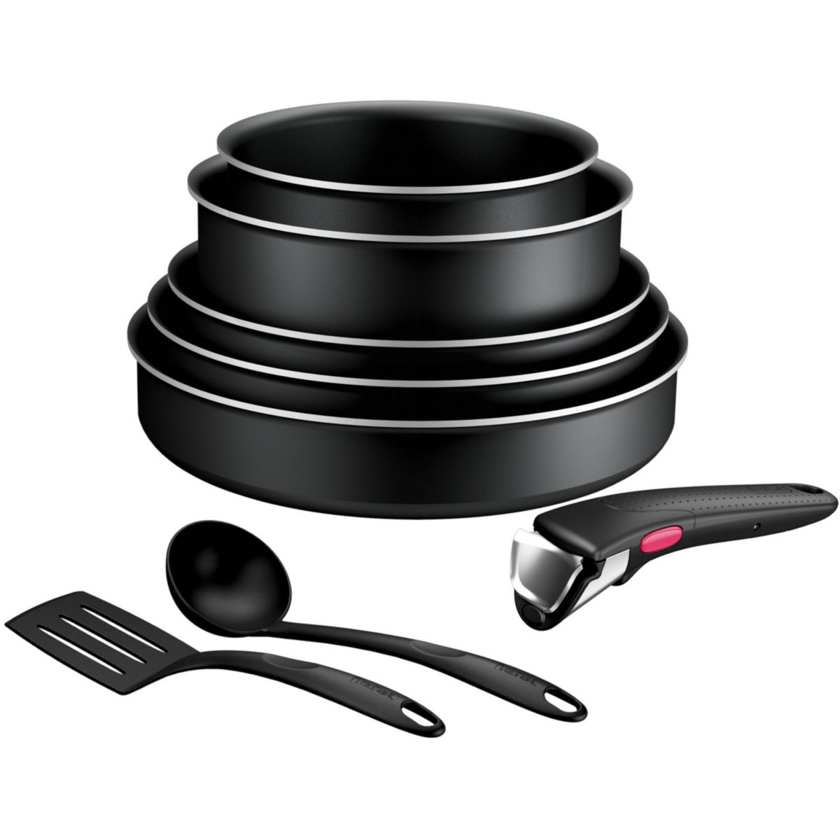 Batterie de cuisine Ingenio Generous Cook 8pcs couleur unique, TEFAL