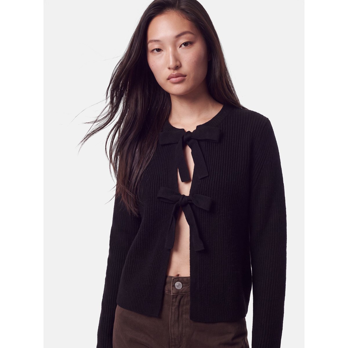 Cardigan black, PIECES