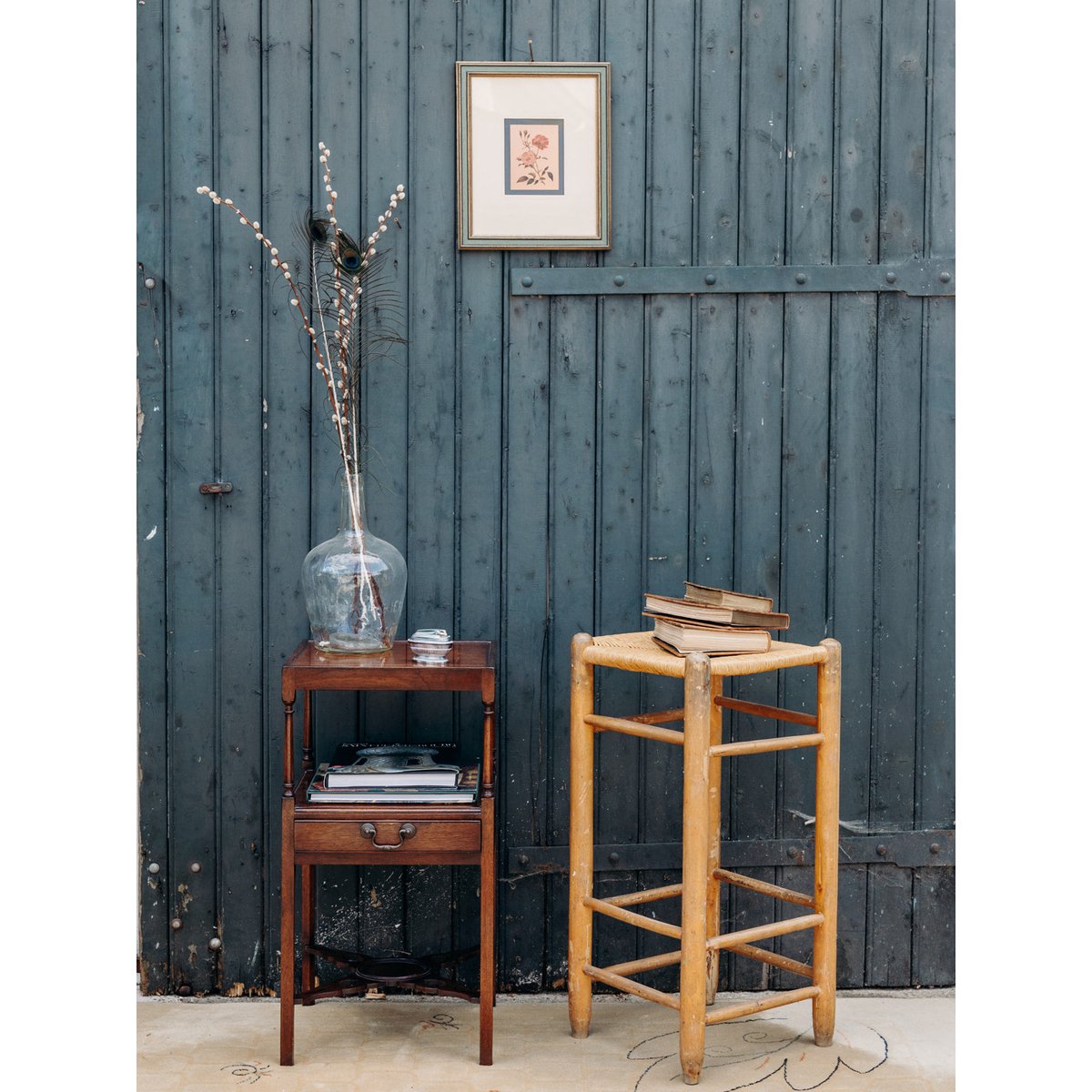 Table d'appoint en bois Francine N°338 - Bon état bois, DEBONGOUT