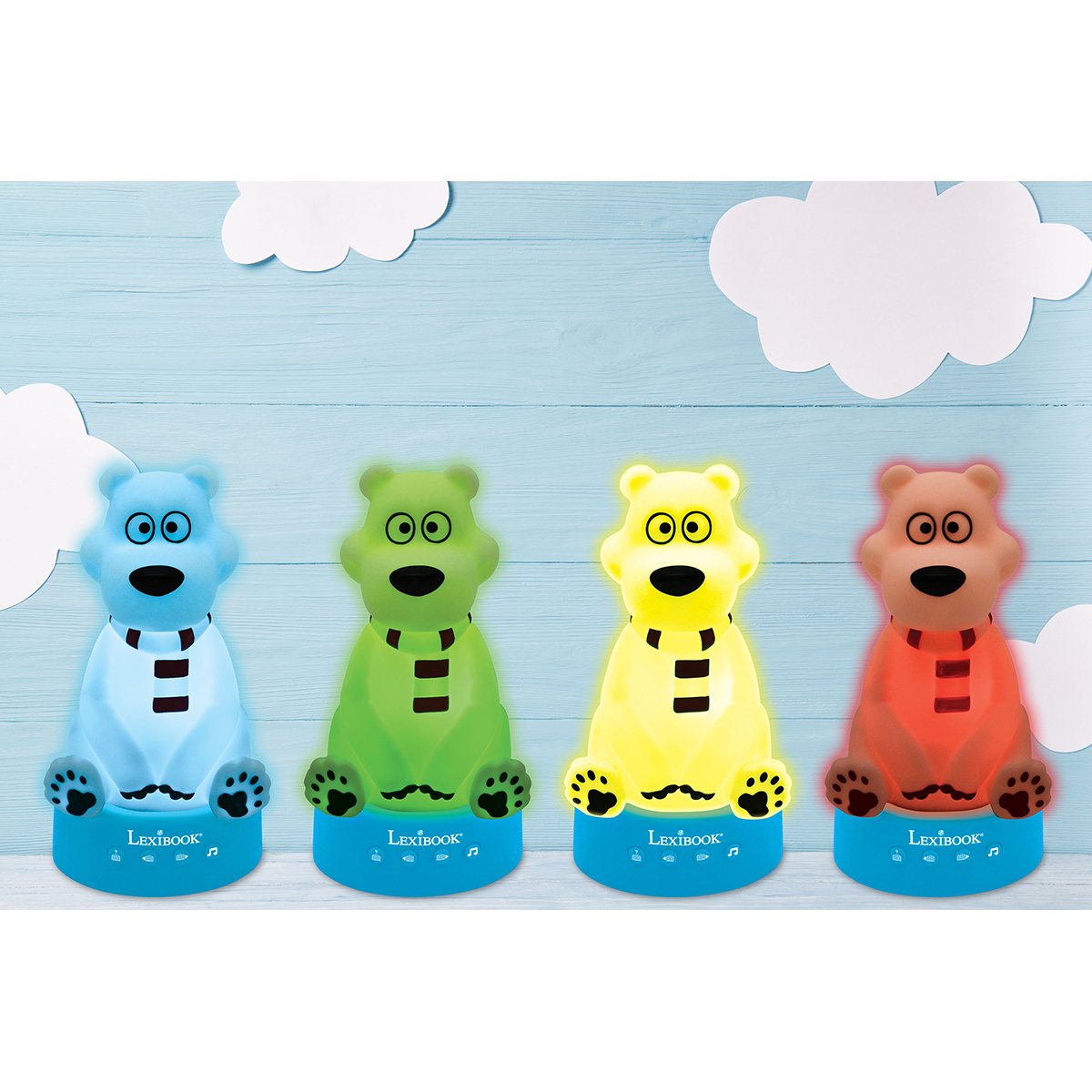 Compteur d’histoires Ourson en 3D (Français) multicolore, LEXIBOOK