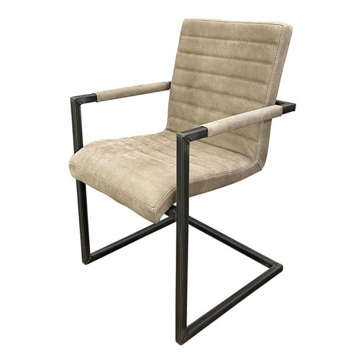 Fauteuil matteo en cuir - LES ÉTOFFES marron, INTERIOR'S