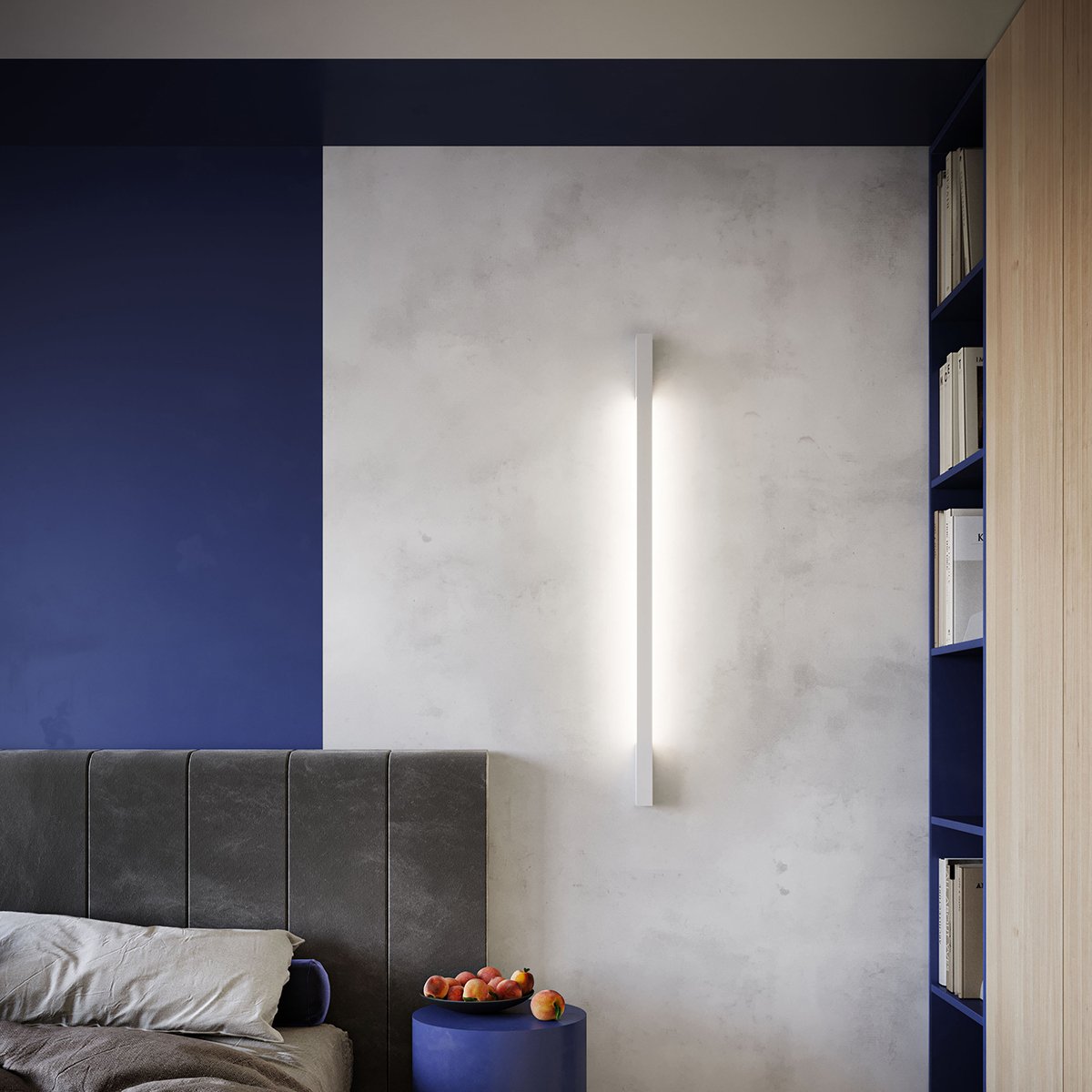 Applique murale Aluminium Blanc LED 1 Sappo blanc, EDEN