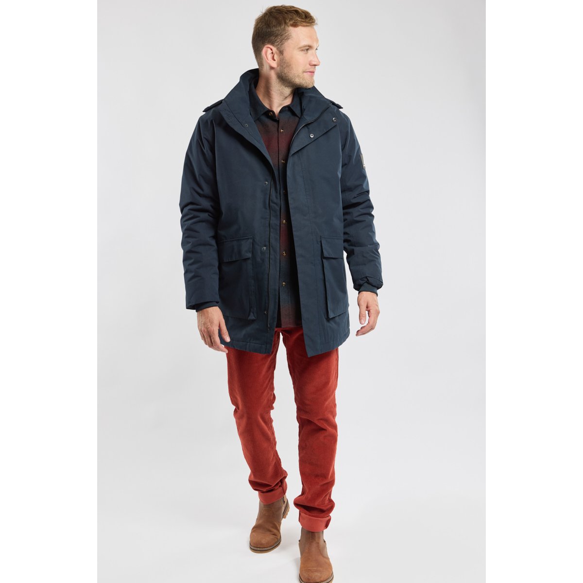 Parka longue HEADWIND navy, BERMUDES