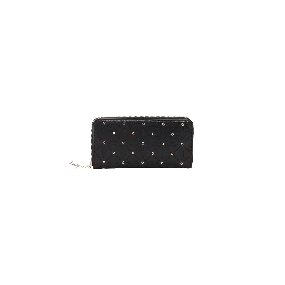 Grand porte-monnaie matelassé noir, DESIGUAL