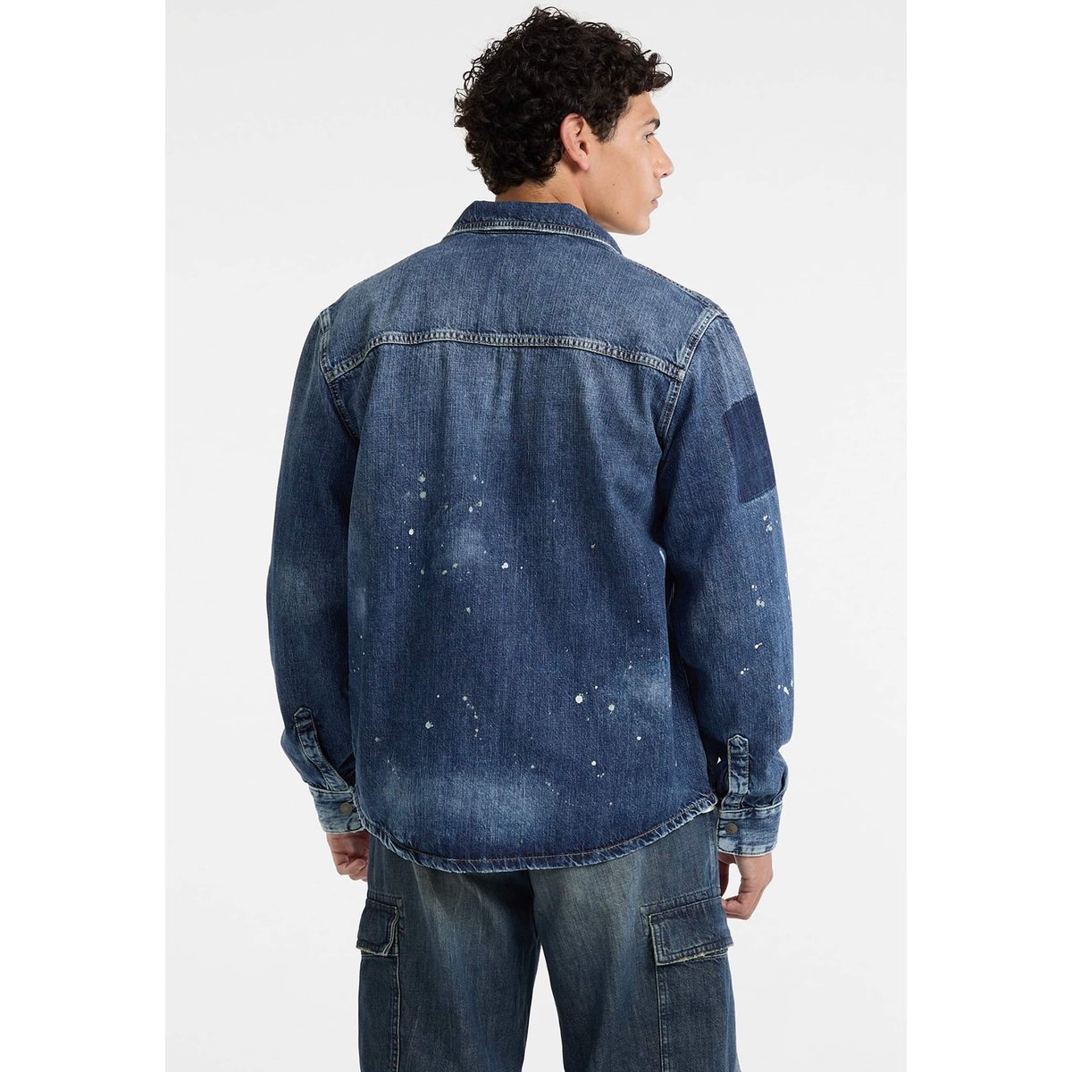 Chemise En Jean Oversize bleu, GUESS JEANS