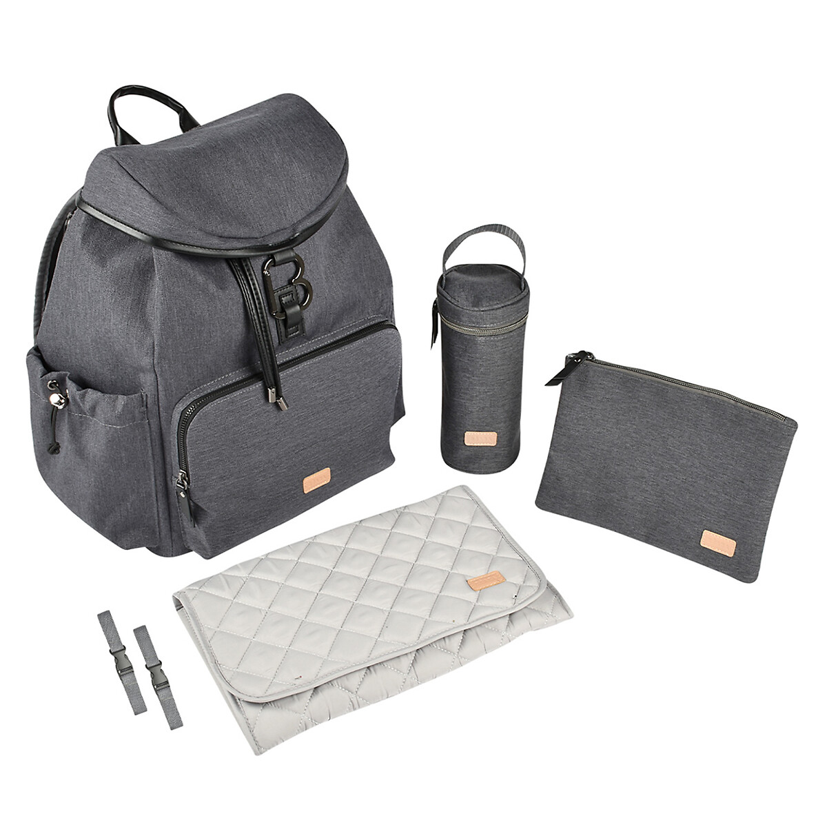 Sac à dos à langer Vancouver gris foncé, BEABA