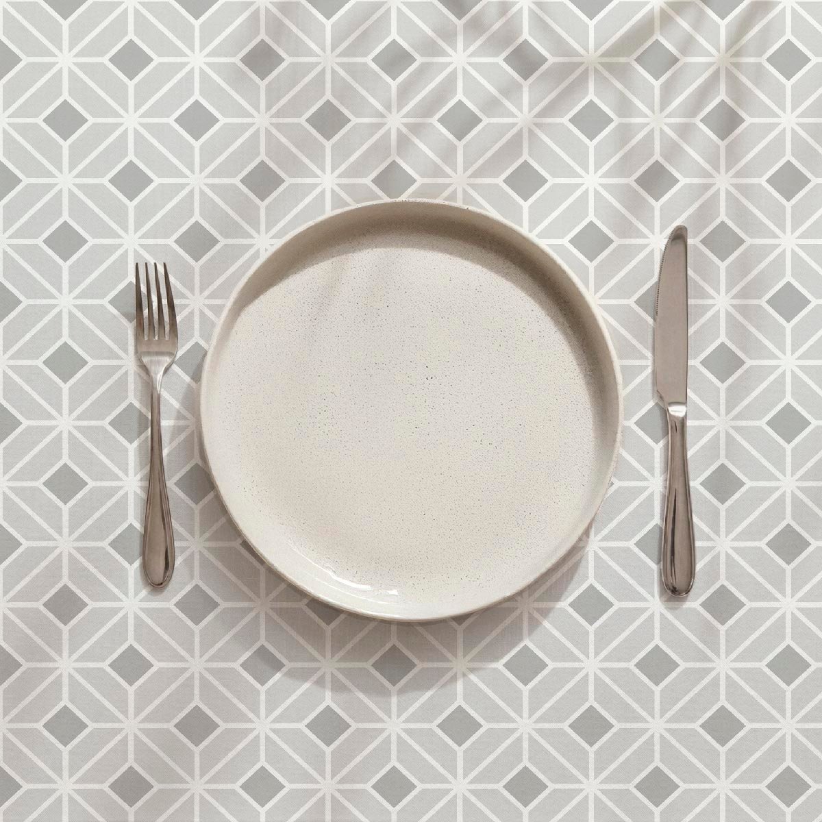 Nappe anti-taches Komet - 100% coton - gris, NAF NAF HOME
