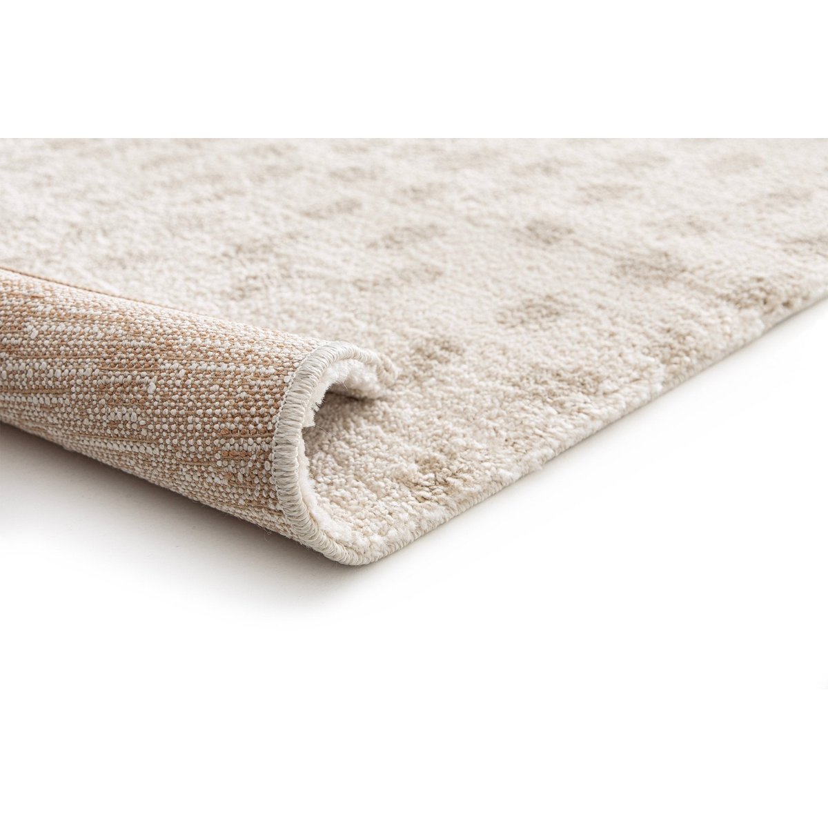 Tapis design doux et confortable LEONIE beige sable, AFK LIVING