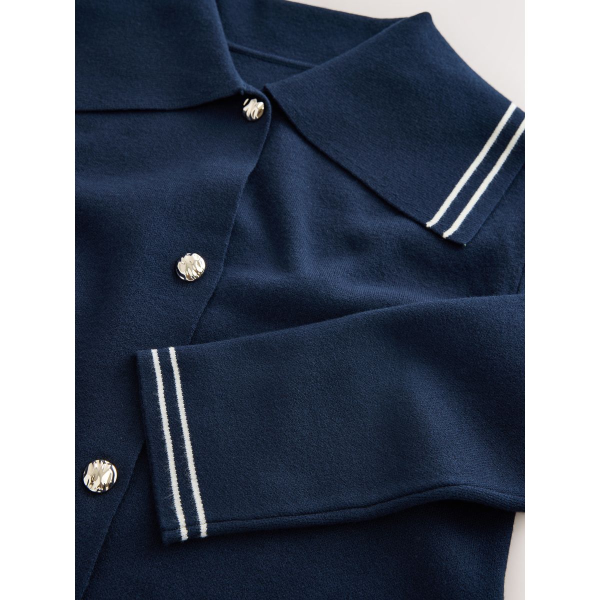 Cardigan à col marin bleu marine, NEXT
