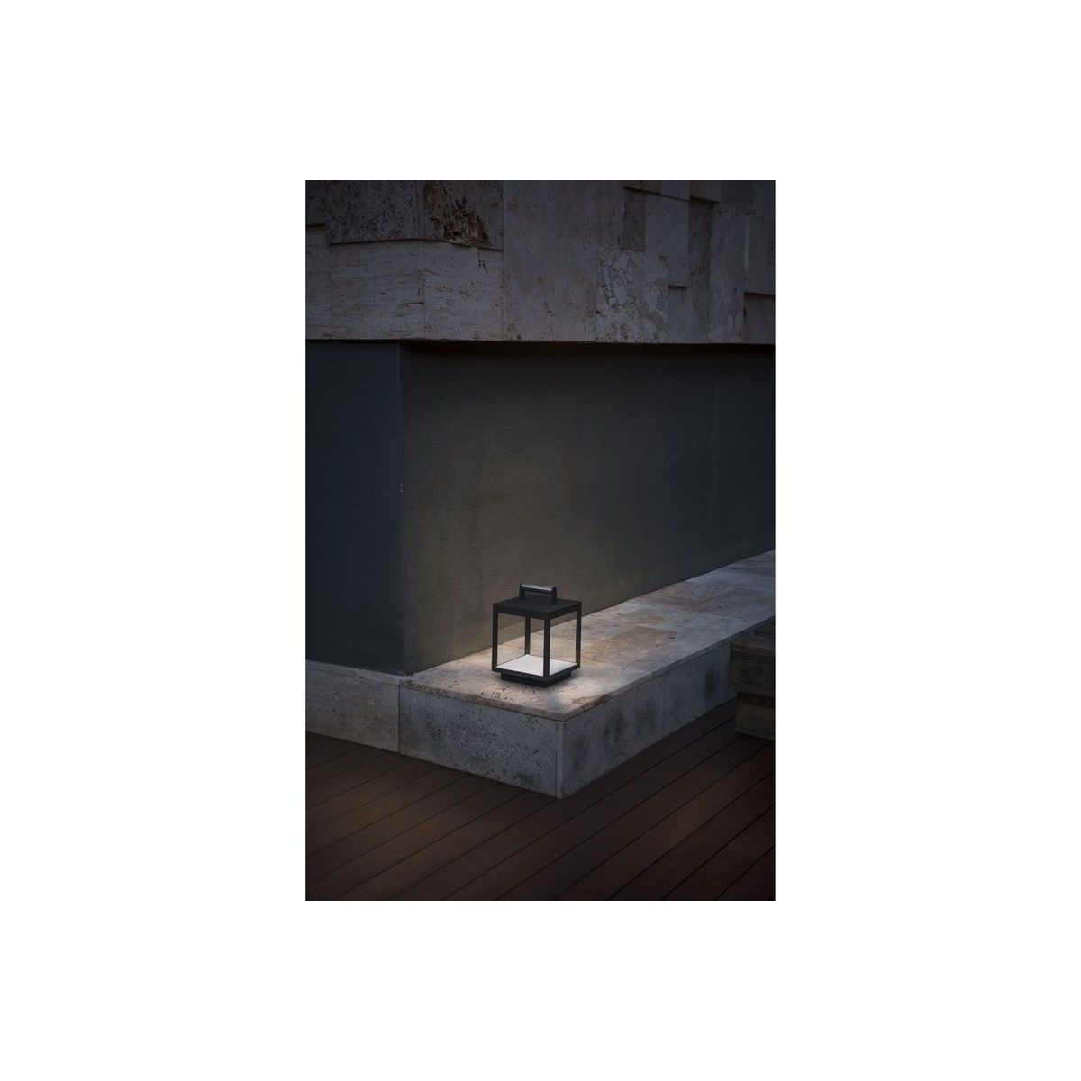 Lampe    lumière chaude  KERALA gris, FARO