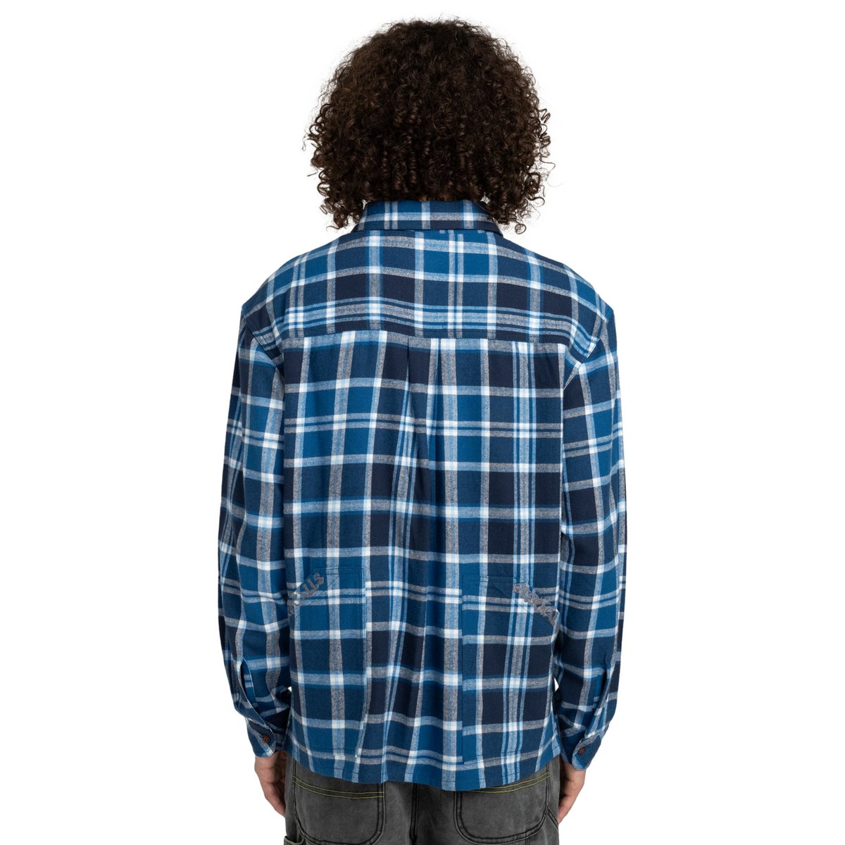 Chemise à manches longues FFNC CHECKMATE bleu fncc bluebird plaid, ELEMENT